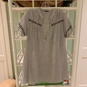 J. Crew striped tunic dress